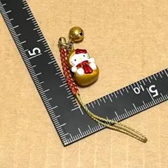 はろうきてぃ えんぎもんシリーズ ストラップ ひょうたん ゴールド