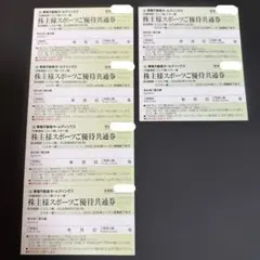 東急不動産　スポーツご優待券　6枚　スキー場リフト券割引