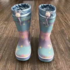 長靴　19㎝　水色ピンク色フジ色