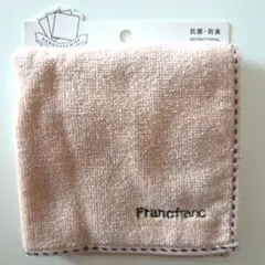 【新品】Francfranc フランフラン 抗菌防臭タオルハンカチ ピンク