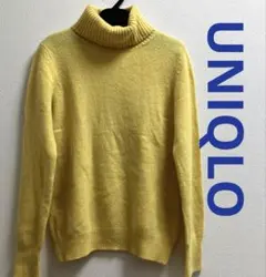ユニクロ　UNIQLO タートルニット　M 毛100%