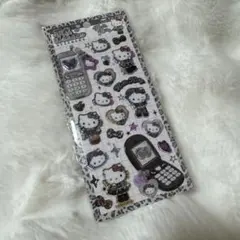 平成はっぴーフォン　ギャルキティ　白黒　モノクロ　ハローキティ