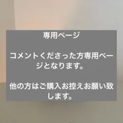 わたあめ様　専用ページ⭐︎