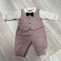 セレモニースーツ ピンク系チェック 80cm
