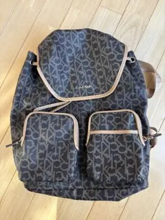 Calvin Klein ロゴプリントバックパック　リュック