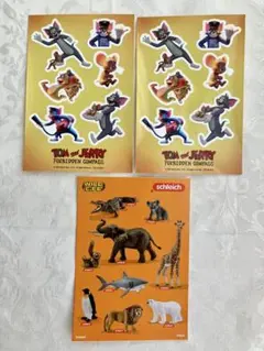 トムとジェリー　映画　schleich シュライヒWILD LIFE 動物シール