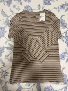 CINEMA CLUB オーガニックコットン Vネック長袖Tシャツ M