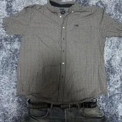 CHAPS チェック柄 半袖シャツ EASY CAREのサムネイル