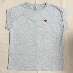 coca ハート刺繍 半袖 Tシャツ Lサイズのサムネイル