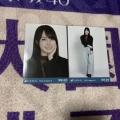 乃木坂46 生写真　賀喜遥香　クロップドジャケット　ヨリヒキ　セミコンプ