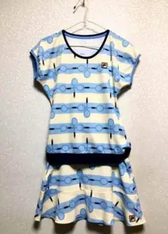 美品☆FILA テニスウェア 上下セット Tシャツ スコート