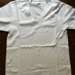 PUMA ホワイト Vネック Tシャツ M