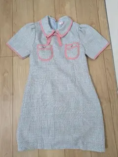 Swankiss 水色ピンク ミニワンピース