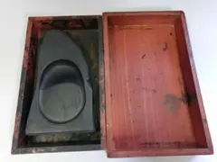 硯■古い瓜型すずり 大きい硯 書道道具 唐木箱 大振り 古美術 時代物 骨董品■ Amazon.co.jp: 硯古い瓜型すずり 大きい硯 書道道具 唐木箱 大振り 古