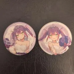 ホロライブ　常闇トワ　缶バッチ　×2