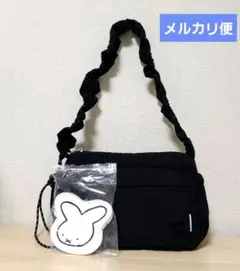 しまむら ミッフィー ナインチェ キルティング ショルダーバッグ　ブルー 美品