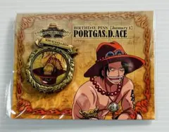 ONE PIECE エース バースデーピンズ 麦わらストア限定