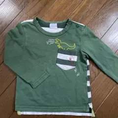 hakka baby 恐竜プリント Tシャツ
