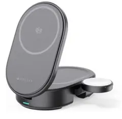 【新品未使用】HACRAY qi2 最大25W ワイヤレス充電器3in1