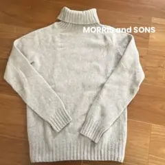 MORRIS & SONS タートルネックセーター 34 ウール100
