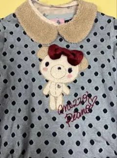 メゾピアノジュニア　裏起毛ドットのトレーナー L