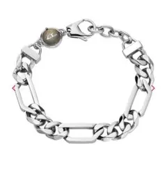DIESELシルバー チェーンリンク ブレスレット