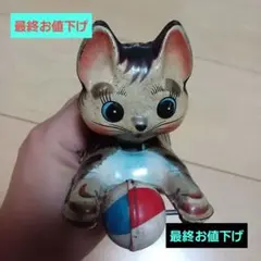 外国製 日本未発売 猫型鉛筆削り 60～70年代 レトロ アンティーク