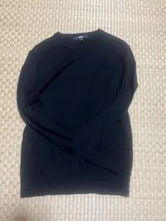 UNIQLO ブラック ウールセーター S