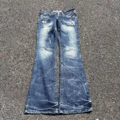 Archive denim flare pants 00s’ Y2K