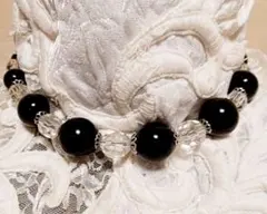 ビーズチョーカーネックレス