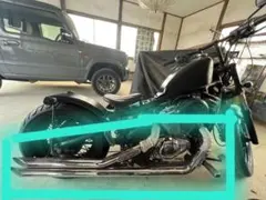 スティード400用スラッシュカットマフラーのサムネイル