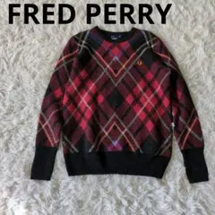 FRED PERRY フレッドペリー アーガイルチェックニット セーター