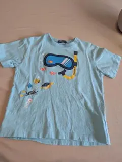 値下げ！クレードスコープklädkåp　海の生き物水中メガネ半袖Tシャツ　110