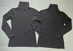 UNIQLO HEATTECH EXTRA WARM タートルネック 2枚 L
