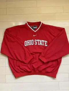 NIKE TEAM ナイキ オハイオ州立大学 プルオーバー ナイロンジャケット