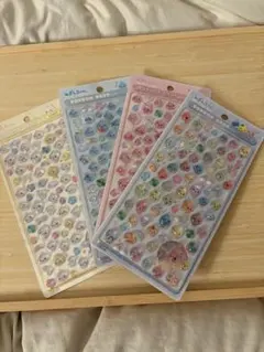 正規品　国内ボンボンドロップシール 　しずくちゃんmini 4枚セット