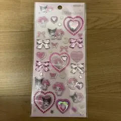 サンリオ　ビジューシール マイメロ クロミ ピンク