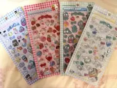 サンリオ海外限定 ボンドロ風シール4枚セット ライセンス