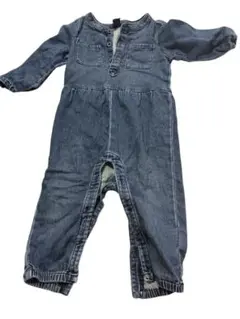 d*様 GAP デニムロンパース 12-18ヶ月 インディゴブルー