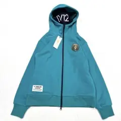 【新品/タグ付/23AW/レディースM】V12　ネックパーカー　ジップアップ