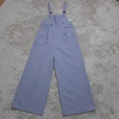 ​GU サロペットワイドパンツ パープル L オールインワンのサムネイル