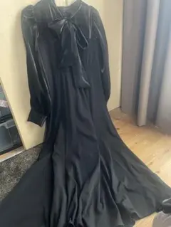 リボン　ワンピース　ドレス　シースルー