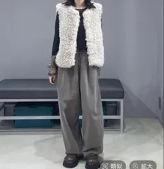 LOWRYSFARM カットイージーコクーンパンツ