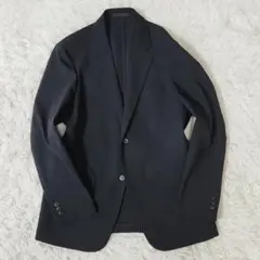 ✨美品✨ユニクロ 感動ジャケット ウォッシャブル 近年モデル ネイビー 洗える