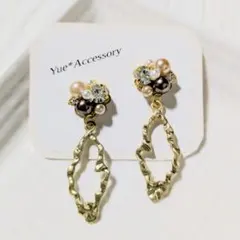 S-37　ハンドメイド☆ビジューピアス／イヤリング