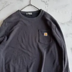 ✨大人気✨カーハートCarhartt希少90sワンポイントロゴ スウェットXL