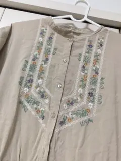 エヘカソポ　刺繍　ワンピース