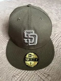 New Era 59FIFTY オリーブ SDロゴ キャップ