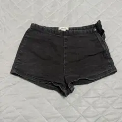 Forever21 ハイウエスト　デニムショートパンツ　US25 ブラックy2k