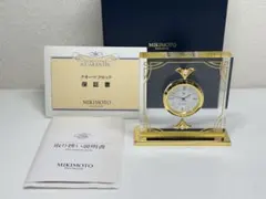 【稼働品】MIKIMOTO ミキモト 置き時計 パール 真珠 アコヤ真珠のサムネイル